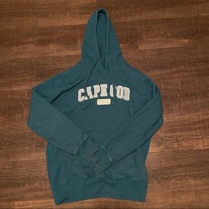 Cape Cod Cuffy's Teal & blue womens Hoodie large